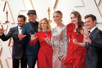 CODA cast at Oscars